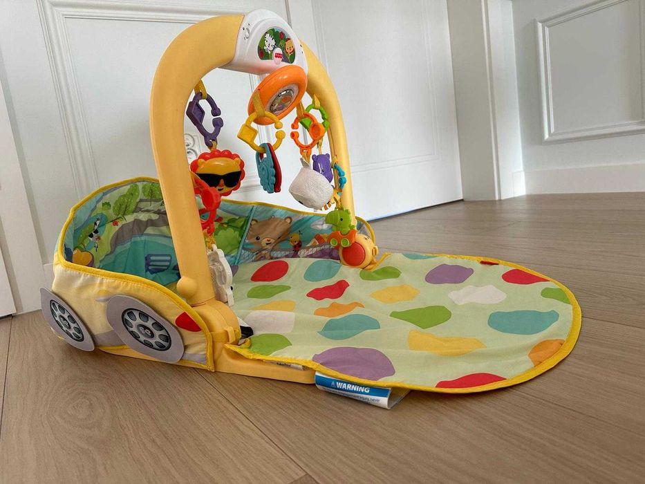 Fisher-Price, Wesoły samochodzik 3w1, mata edukacyjna