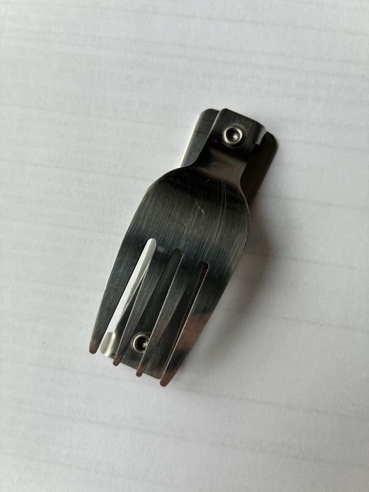 Składany widelec ze stali