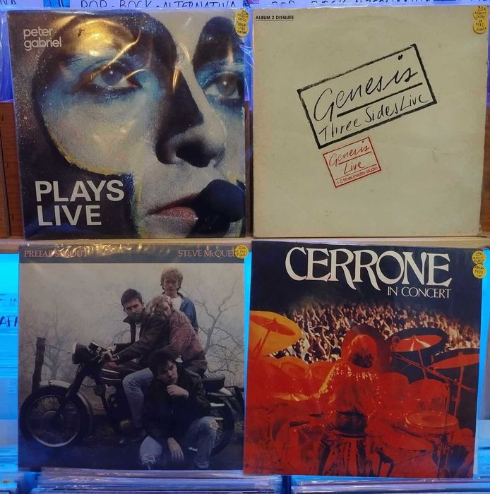 Vinil - Peter Gabriel Genesis P.Sprout Elo Abba Bryan Adams Bana etc