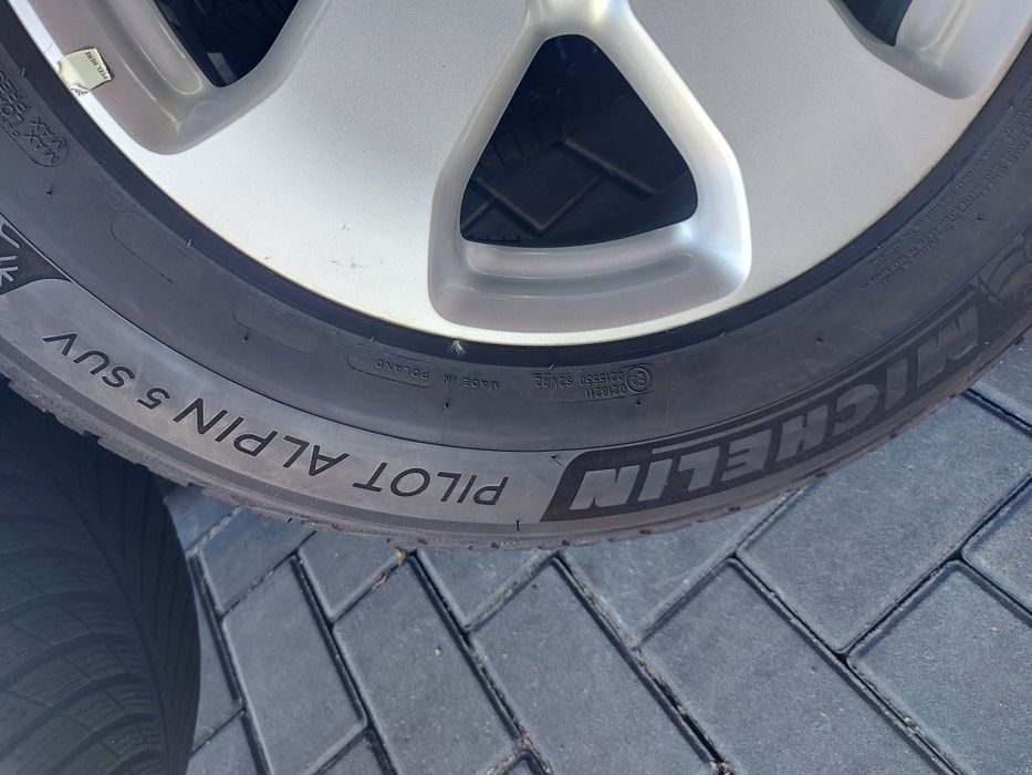 Grand Cherokee felgi + opony zimowe  265/60 R.18 Michelin Pilot Alpin