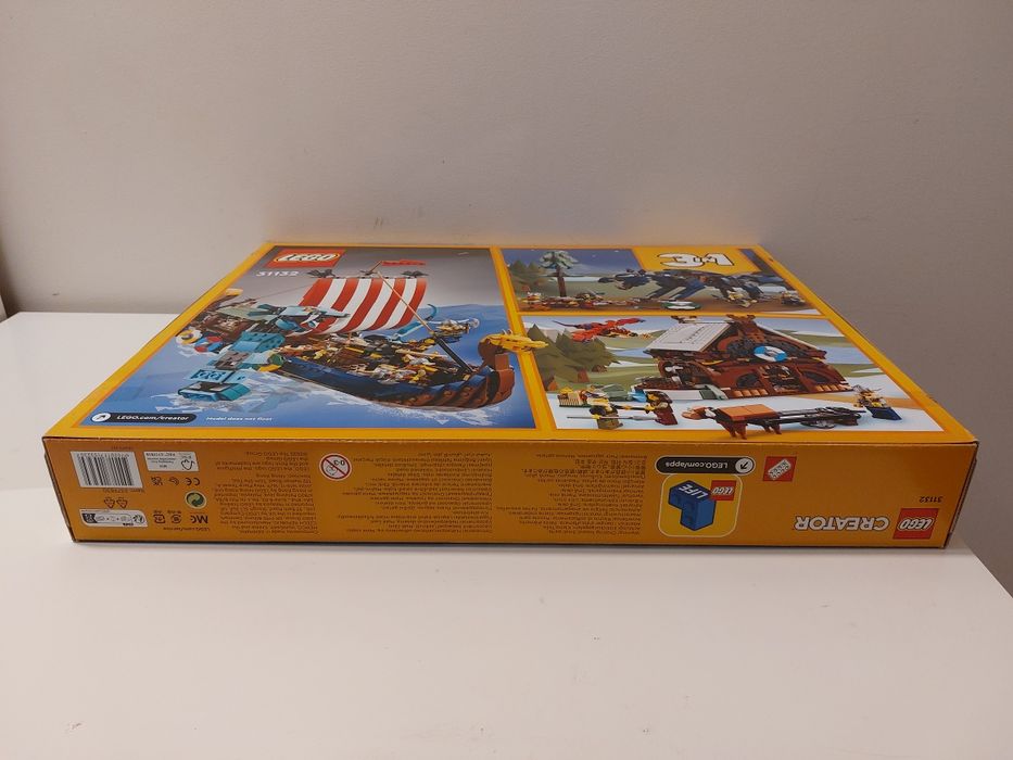 ENVIO GRATIS-LEGO 31132 Viking Ship and the Midgard Serpent (Creator)