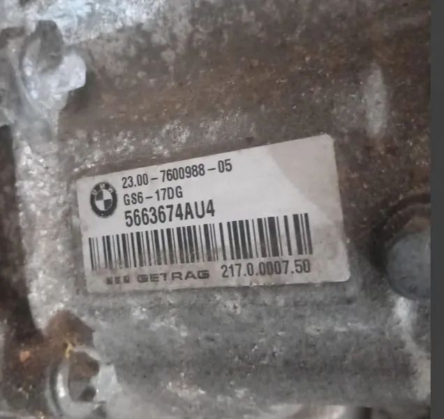 Caixa de Velocidades BMW 116D F20/F21/F30/F31 Ref: GS6-17DG/23.00-7600988-05/N47D16A