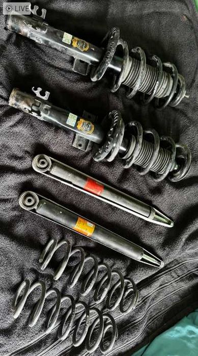 Amortecedores com molas eibach pro kit vw polo 6r