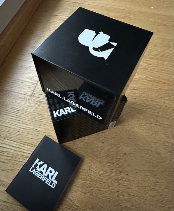 Pudełko na zegarek Karl Lagerfeld czarne oryginał