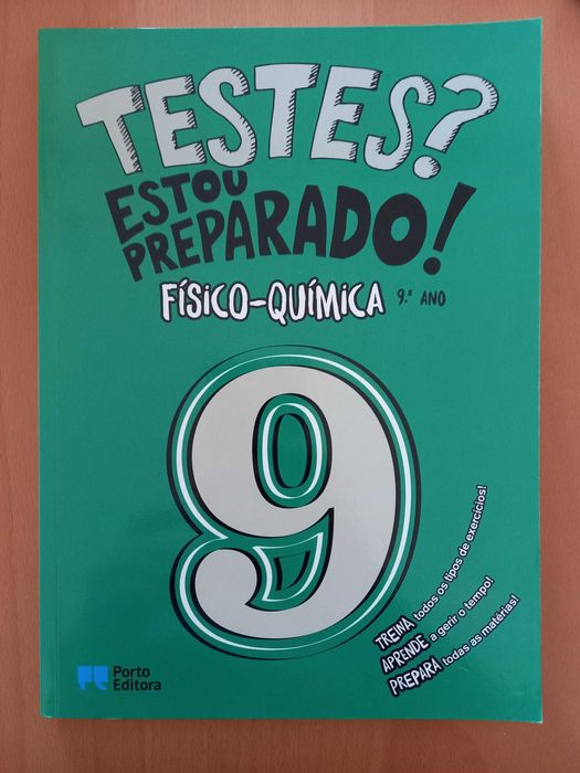 Livros Exames Português Matemática Francês e Físico Química 9 ano