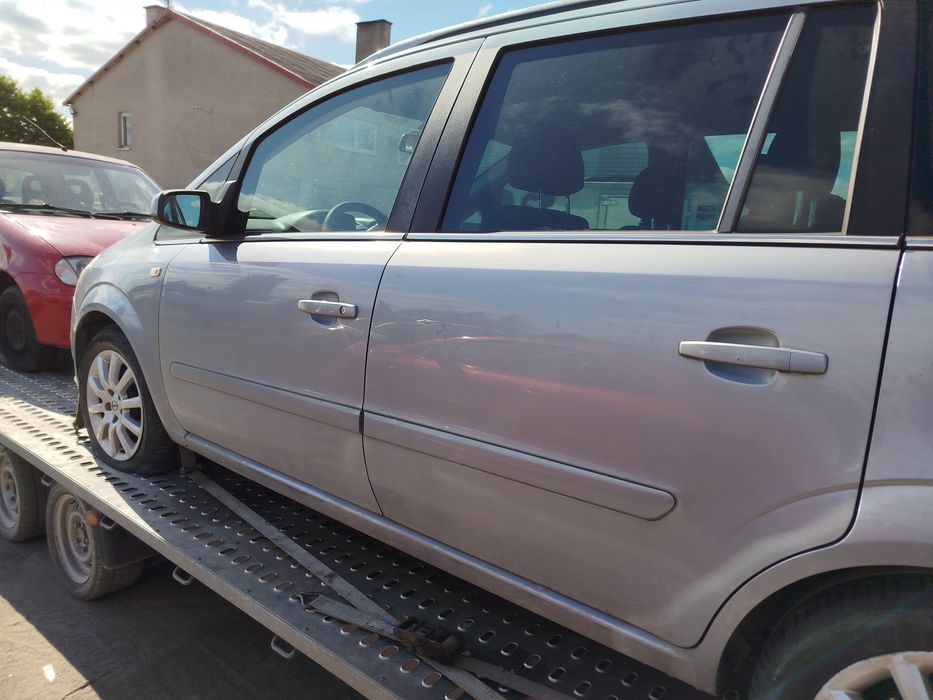 Zafira B Z163  drzwi lewe przód przednie kompletne stan bdb wysyłka