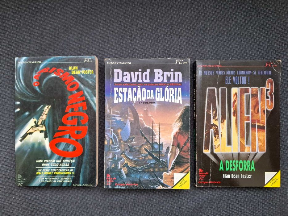 Livros Ficção Científica (Alien 3 e Estação da Glória)