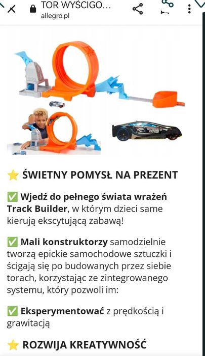 Tor hot wheels stan dobry