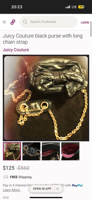 Вінтажна шкіряна сумка Juicy Couture