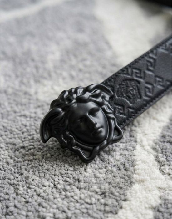 Чоловічий ремінь Versace Black
