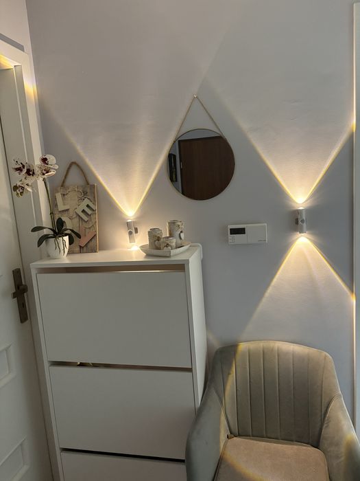 Akumulatorowe lampki led z czujnikiem ruchu