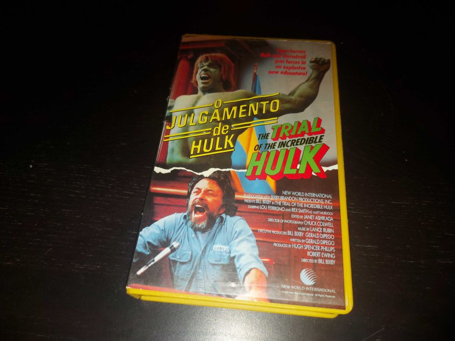 O Julgamento de Hulk - filme VHS - marvel / ficção cientifica