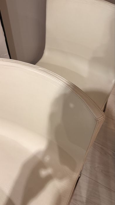 Krzesło do jadalni ikea skóra naturalna