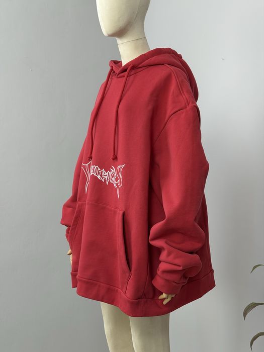 (XL/XXL) Худі Vetements "Seoul Exclusive" Red Heavy Metal Hoodie.