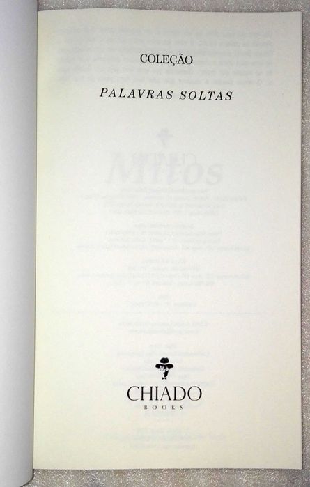 Livro Mitos, Colección “Palavras Soltas”