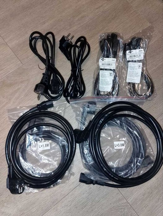 Кабель живлення для комп'ютера, Schuko-с13, різна довжина і перетин