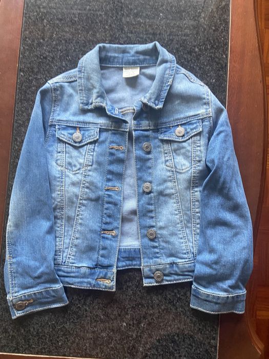 Casaco de ganga de menina