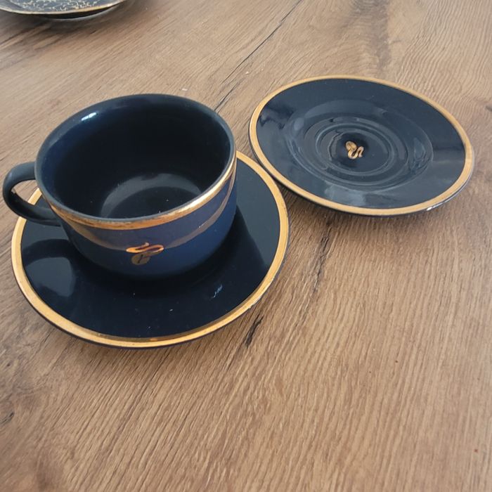 Filiżanka z dwoma podstawkami Jacobs