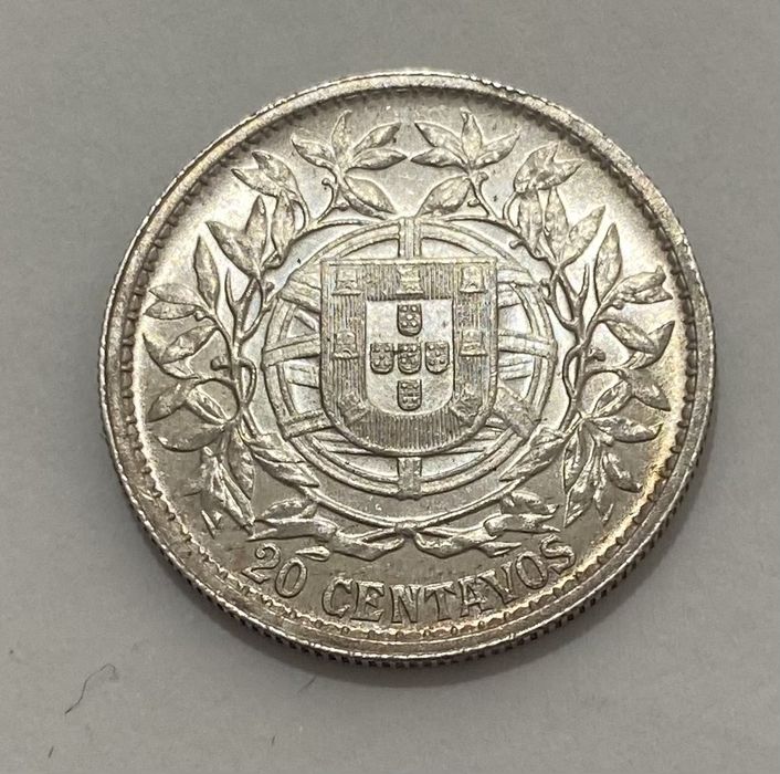 Moeda  584 - 20 Centavos 1916 BELA