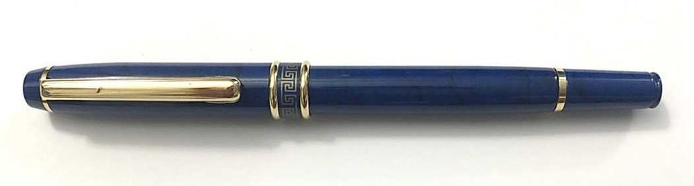 caneta de tinta permanente em resina aparo médio