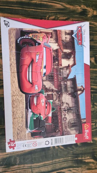 Puzzle Disney Cars – 15 peças – para crianças pequenas