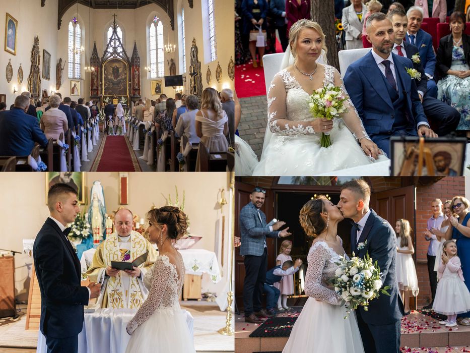 Fotograf i kamerzysta na ślub i wesele, urodziny, komunię itp.