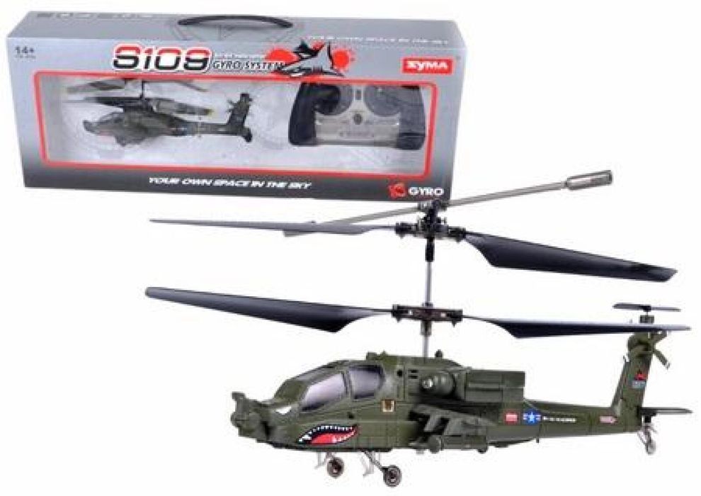 Helikopter R/C S109G zielony pudełko,187x485 mm