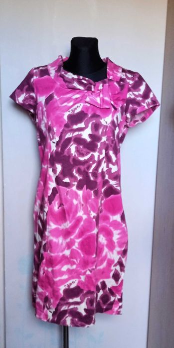 Quiosque sukienka róż fiolet biel r. 44