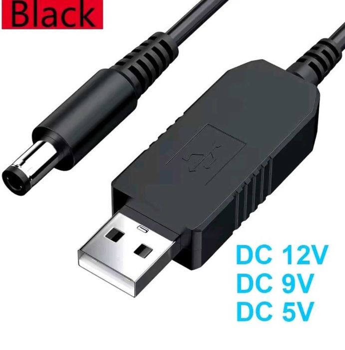 Підвищувач напруги, кабель-адаптер USB 5V в 9V або 12V.