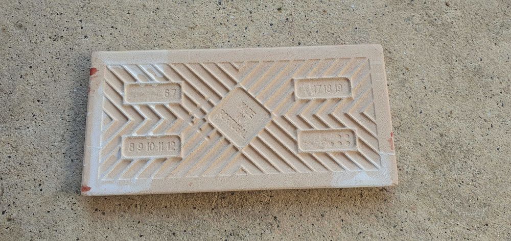 5 caixas de azulejo Primus Vitória, biselado, 7,5x15cm, bordeaux