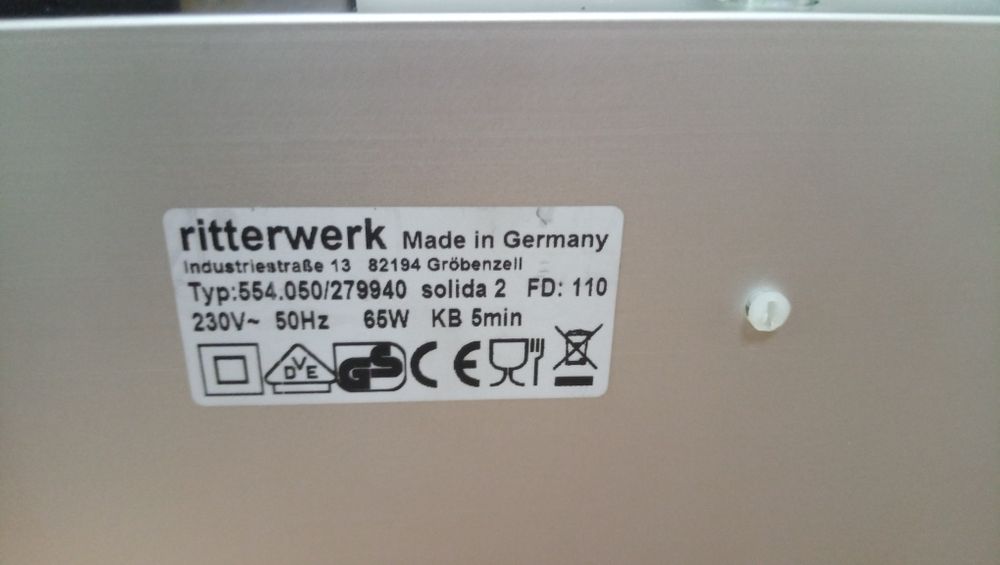 Слайсер Ritter solida 2