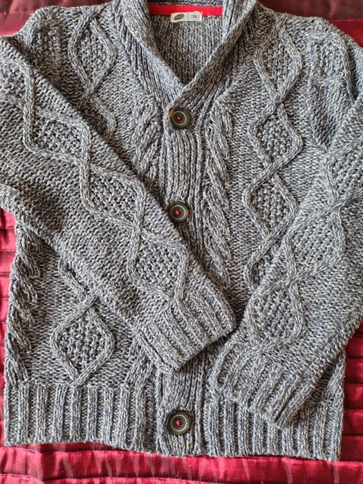 Sweter chłopięcy rozpinany rozm. 128