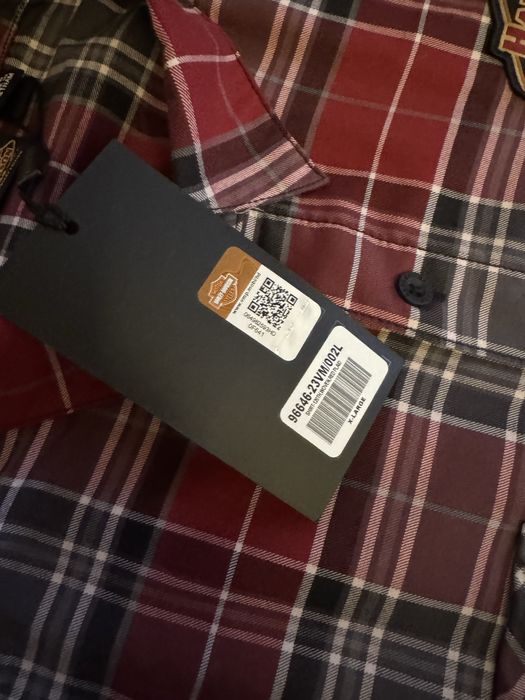 Harley-Davidson Plaid Shirt 120th Anniversary, XL (Regular)