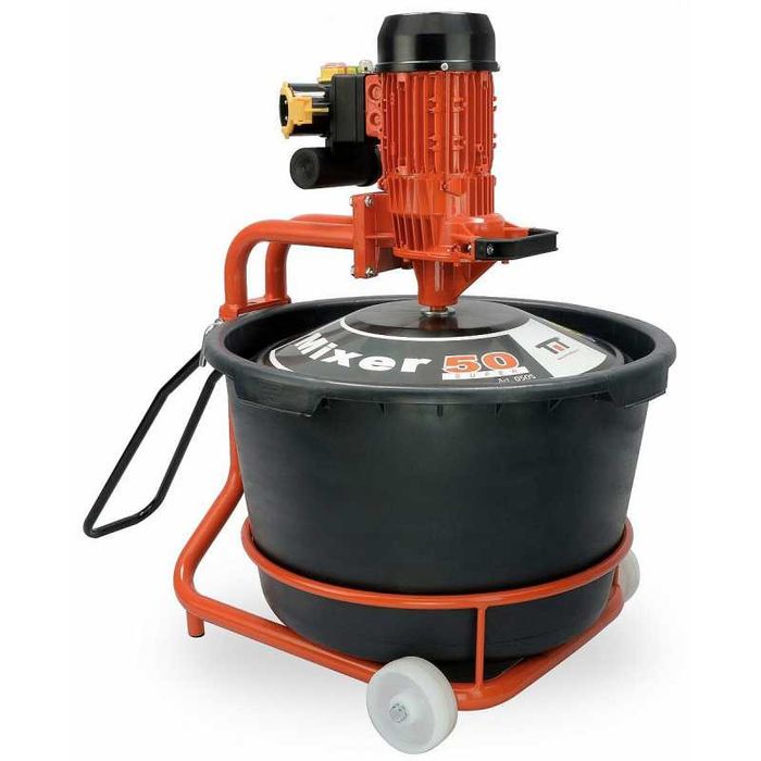 Mieszalnik BATTIPAV MIXER 50 SUPER 65L/230V do mieszania kleju fugi zaprawy betonu farb tynków mieszadło płytkarstwo glazórnictwo