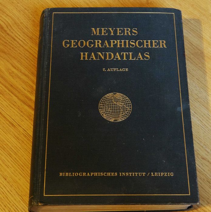 Meyers Geographischer Handatlas - 1928 r