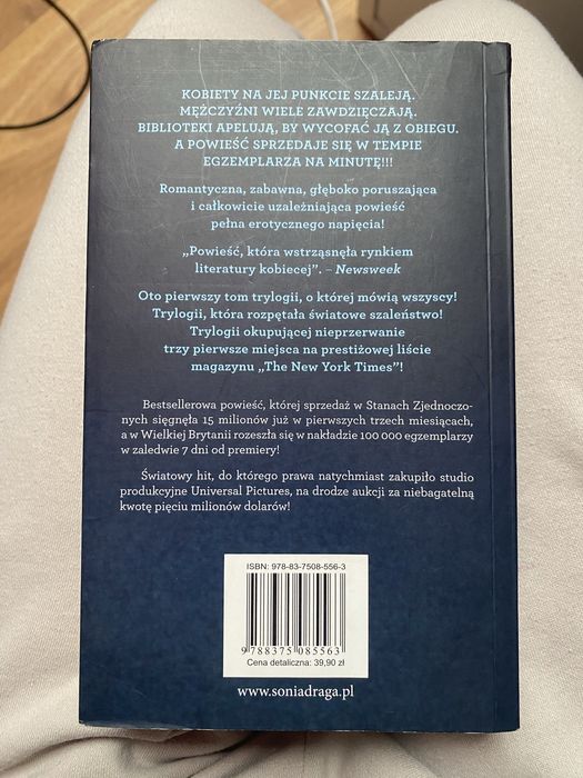 E L James „Pięćdziesiąt twarzy Greya”
