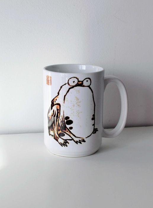 Kubek Żaba Matsumoto Hoji, japońska żaba, Grumpy frog, Duży kubek