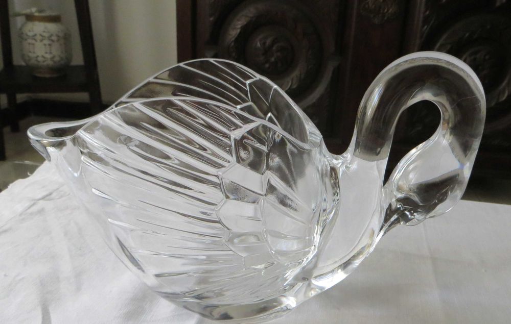 Cisne Grande, Cristal D´Arques - medida. 25 X 15 - Novo