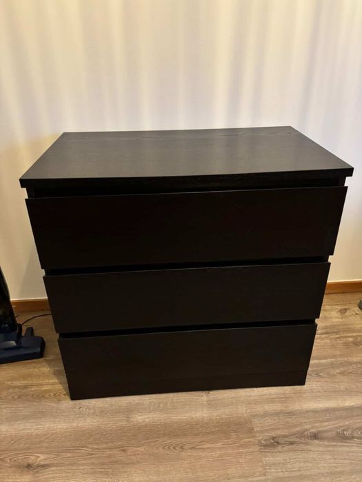Comoda Ikea MALM 3 Gavetas