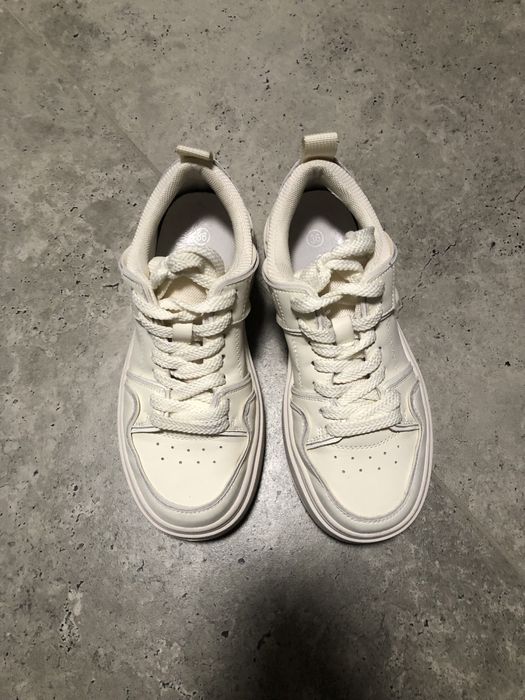 Sneakersy na wyższej podeszwie Goodin skóra naturalna 36