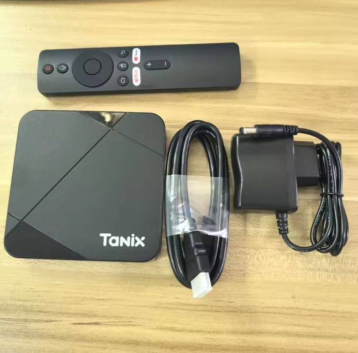 ТБ приставка Tanix TX5 2/16, Android 14, Slimbox, пульти