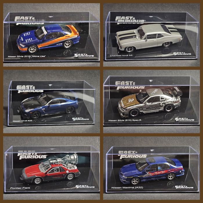 1/43 Форсаж - Fast & Furious - Altaya 1-48 випуски
