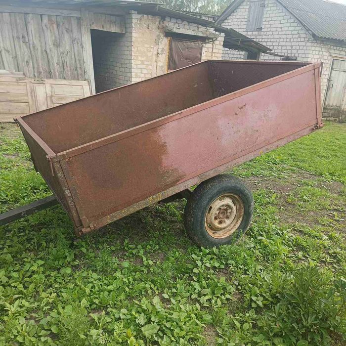 Продам одноосный прицеп на мини трактор