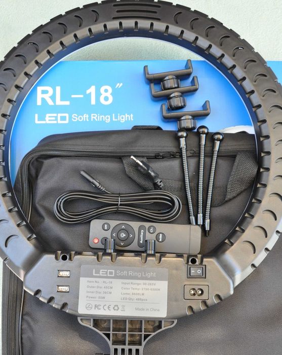 Кільцева LED лампа 54см