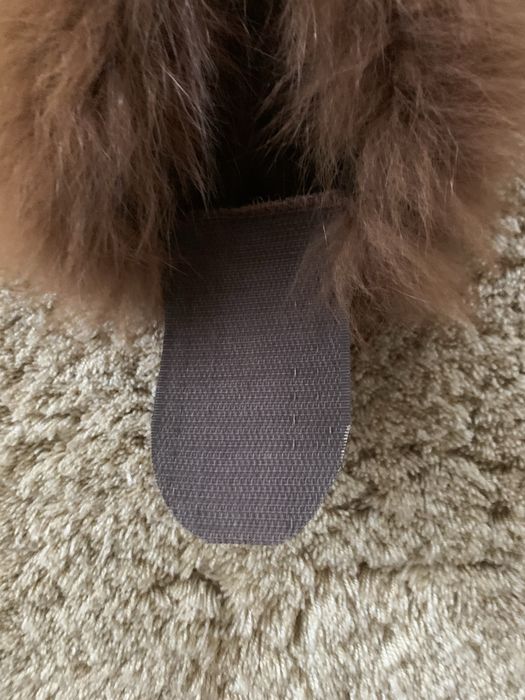 Kołnierz brązowy z lisa