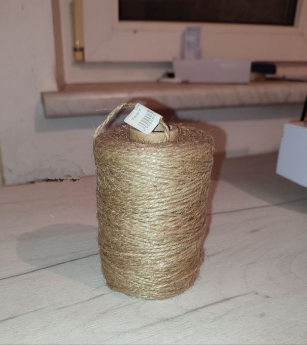 Джутовая веревка 195 грамм, новая