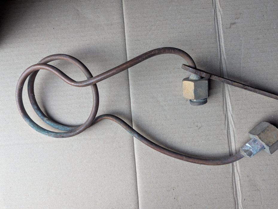 Трубка мідна з латунними гайками