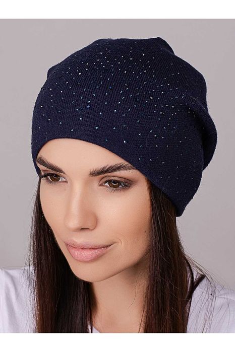 Женская модная шапка со стразами. Разные цвета!!!