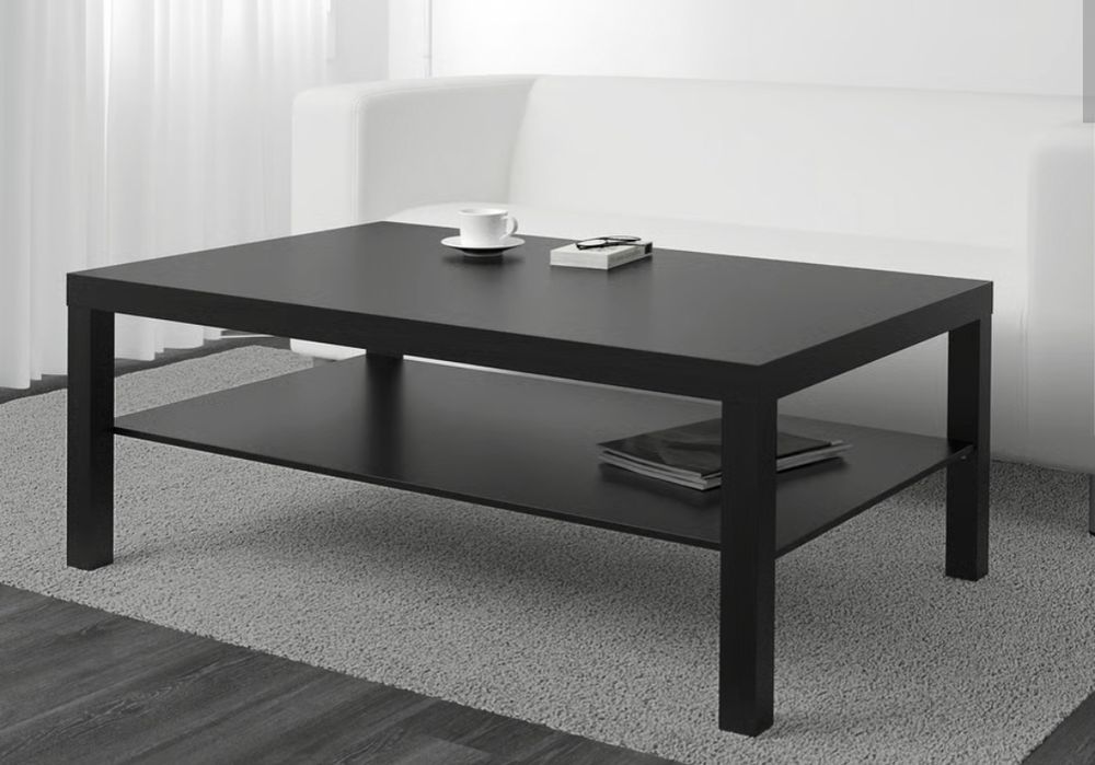 Mesa de sala/centro/apoio preta.