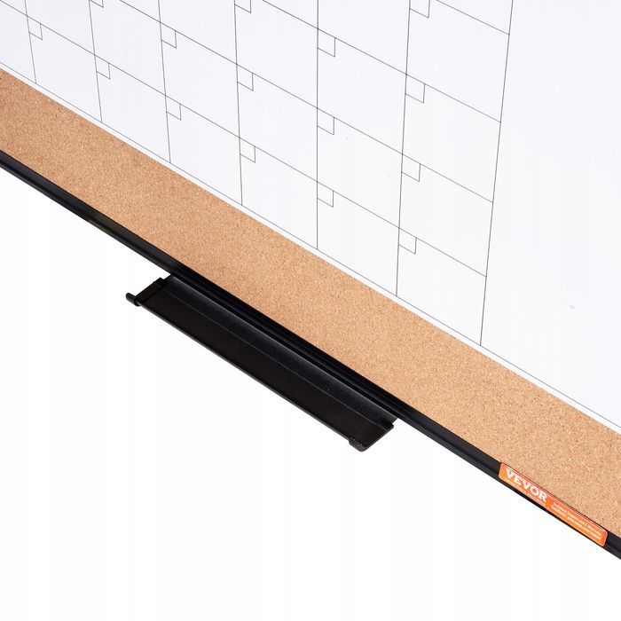 VEVOR 36X24 tablica suchościeralna kalendarz miesięczny tablica